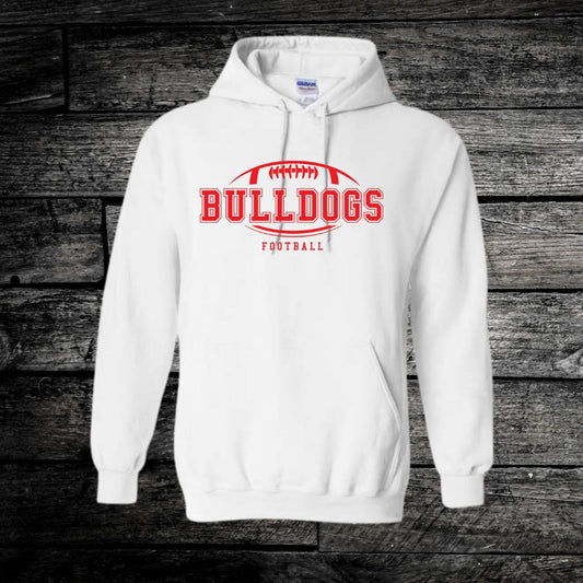 Crown Point Bulldogs Football Hooded Sweatshirt