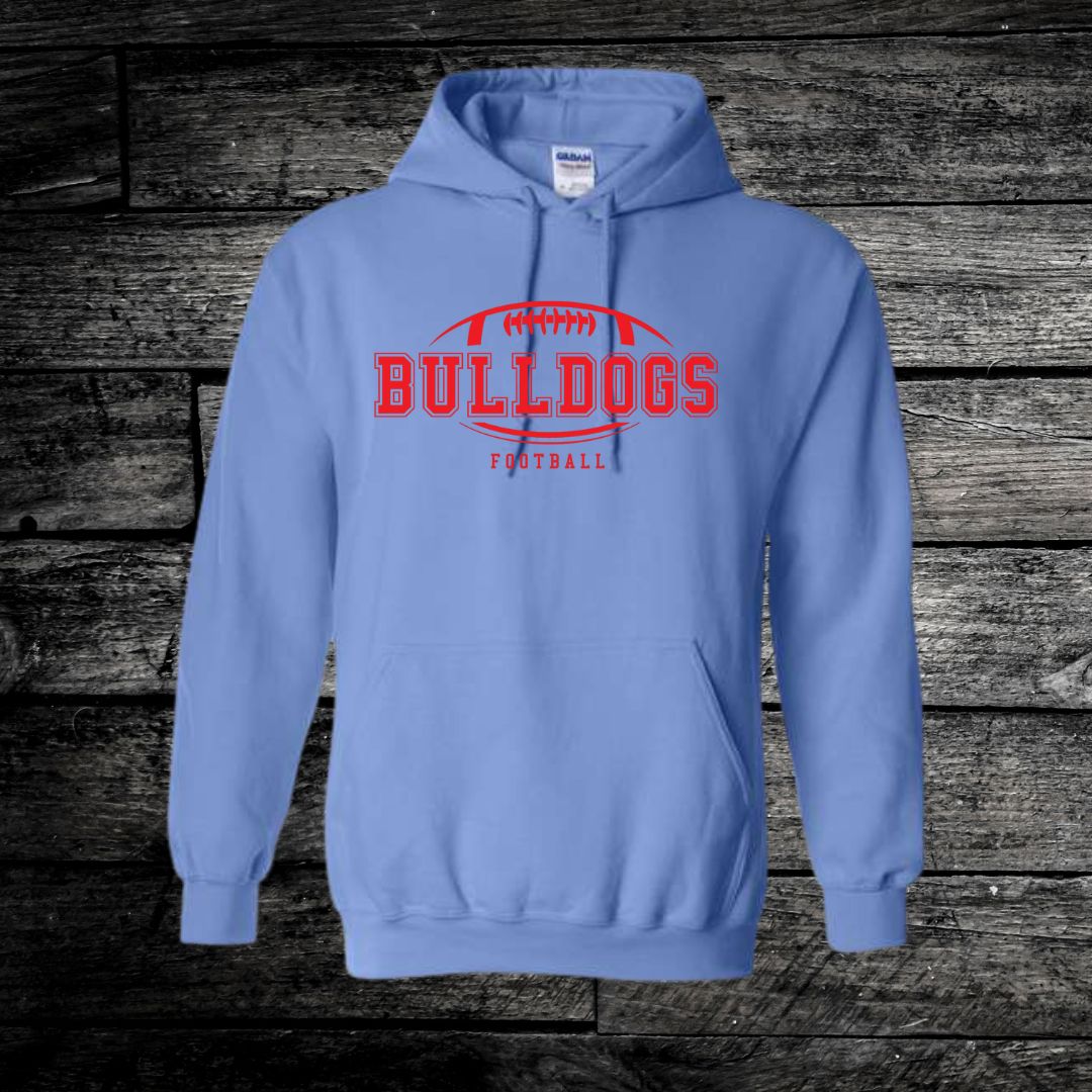 Crown Point Bulldogs Football Hooded Sweatshirt