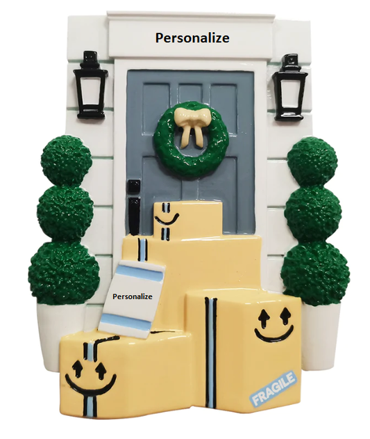 Doorstep Package (Amazon) Ornament