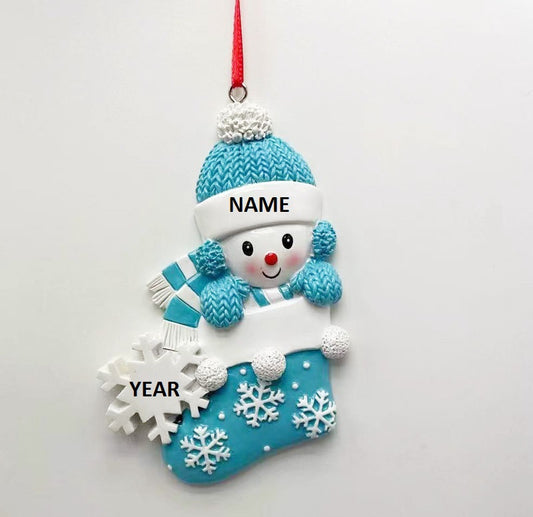 Baby's Christmas Stocking Ornament