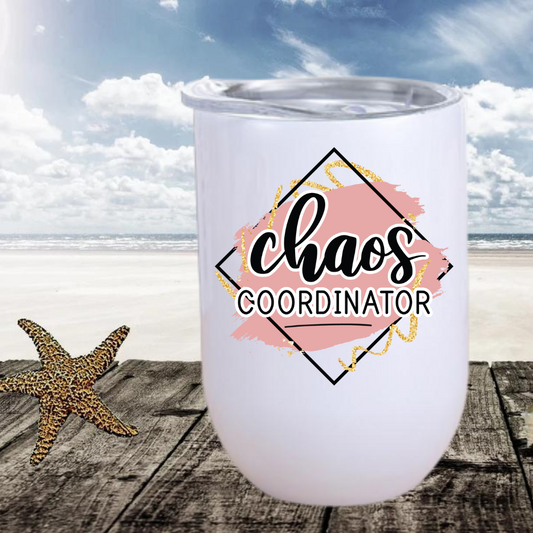 Chaos Coordinator Wine Tumbler