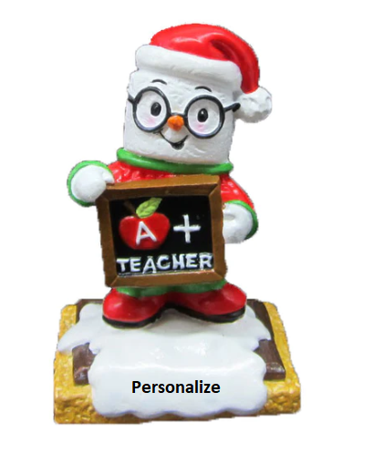 Teacher Marshmallow Ornament