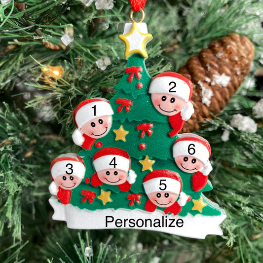 Christmas Tree Family Ornament (Clearance)